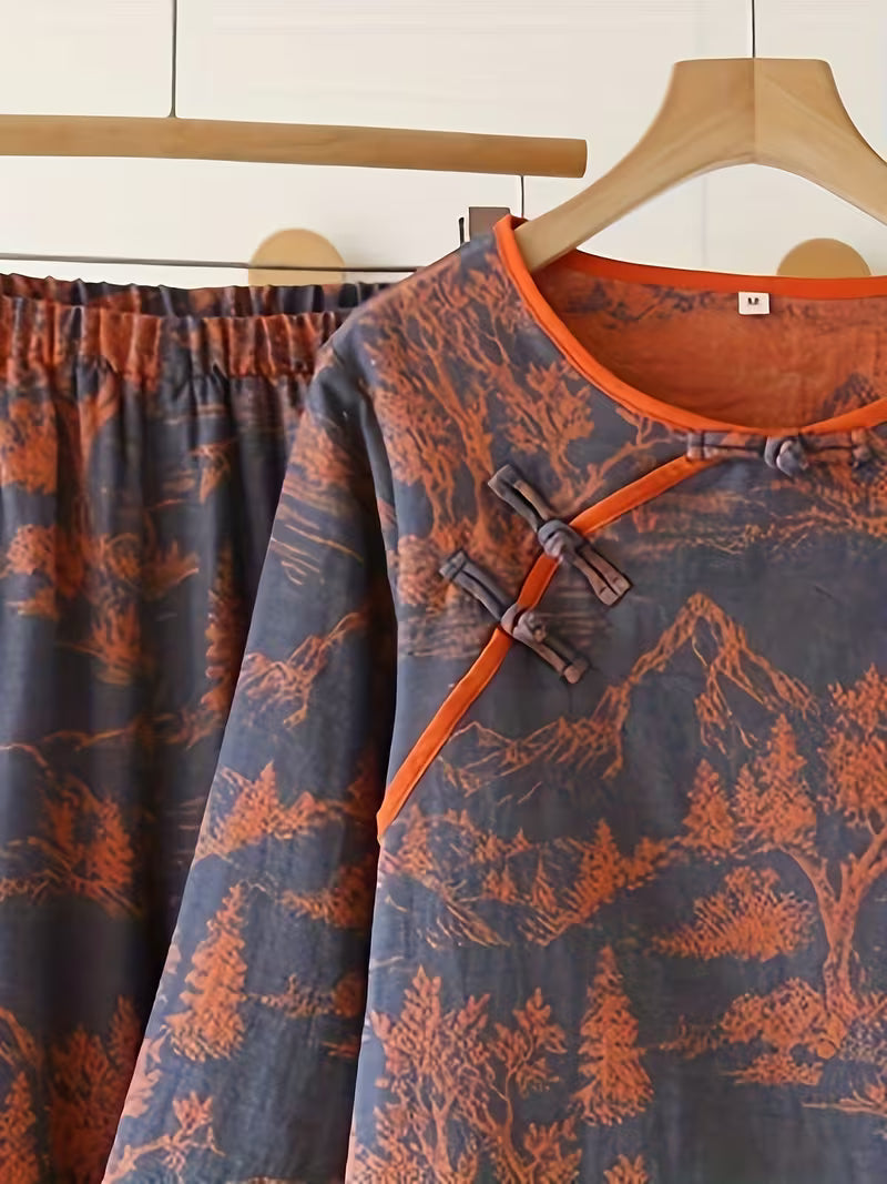 Women’s Floral Printed Casual Set