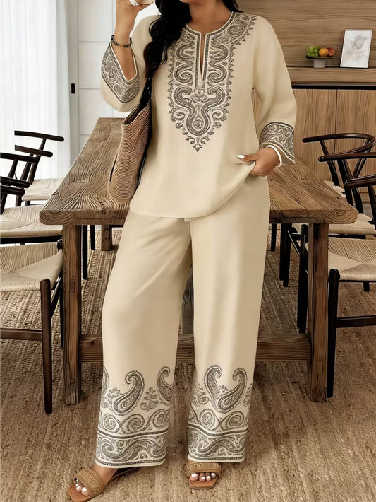 Women’s Elegant Embroidered Kurta Pant Set