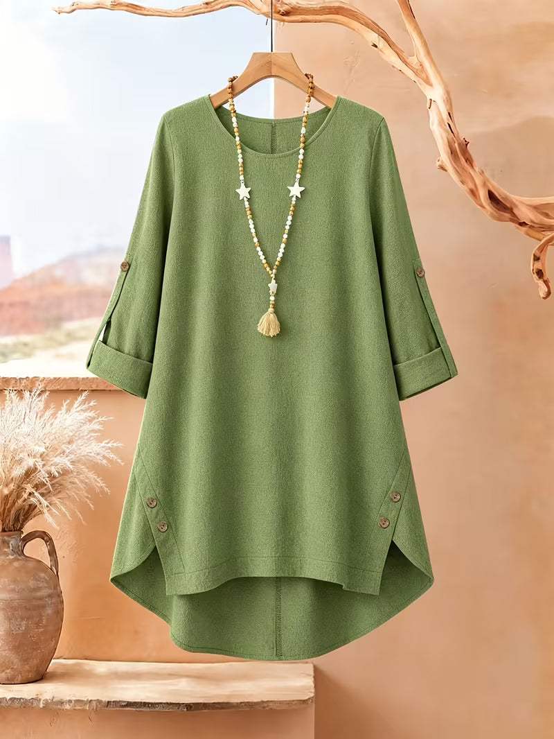 Women’s Relaxed Tunic & Printed Pants Set