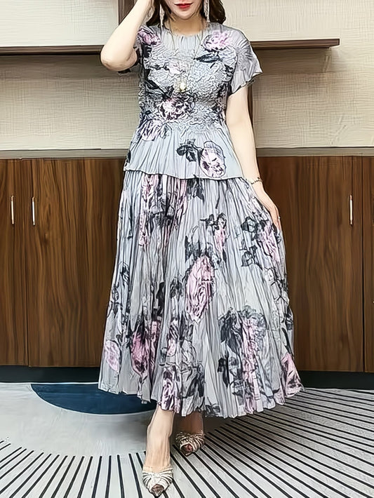 Luxury Pleated Modest Co-Ord Set