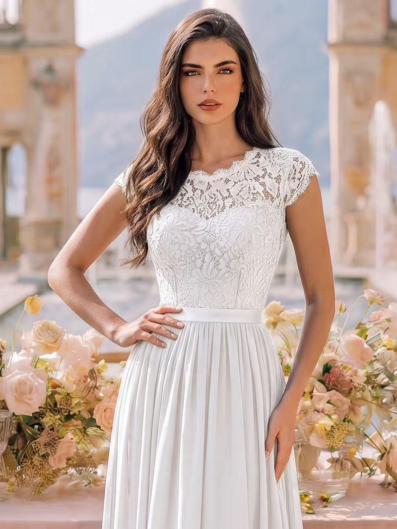 Women's Wedding Event Sequined Evening Gown