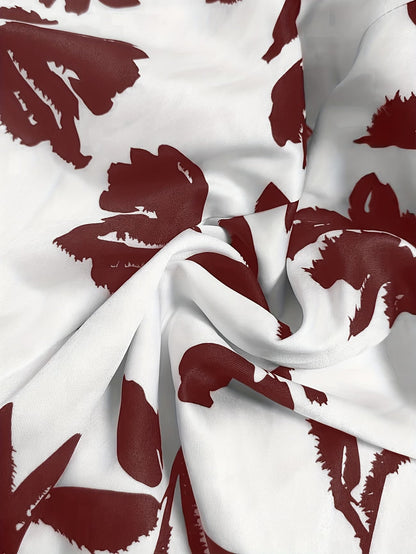 Women's Elegant Printed Shirt & Relaxed Pants Two-Piece Set