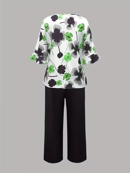 Midnight Bloom Co-Ord Set – Effortless Elegance for Everyday Wear
