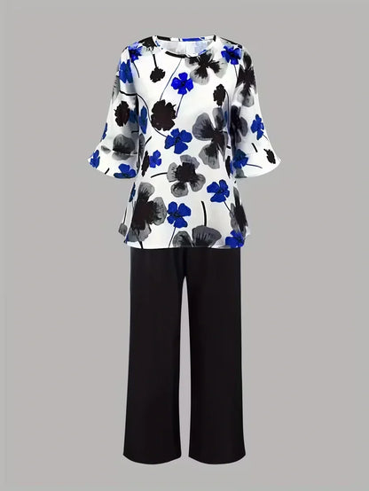 Midnight Bloom Co-Ord Set – Effortless Elegance for Everyday Wear