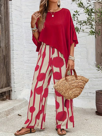 Luxe Asymmetrical Co-Ord Set