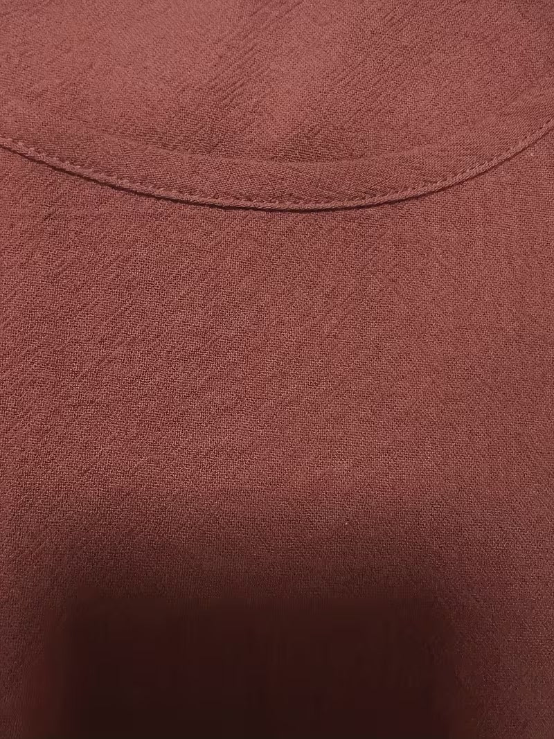 Stylish Solid Color Women's Outfit
