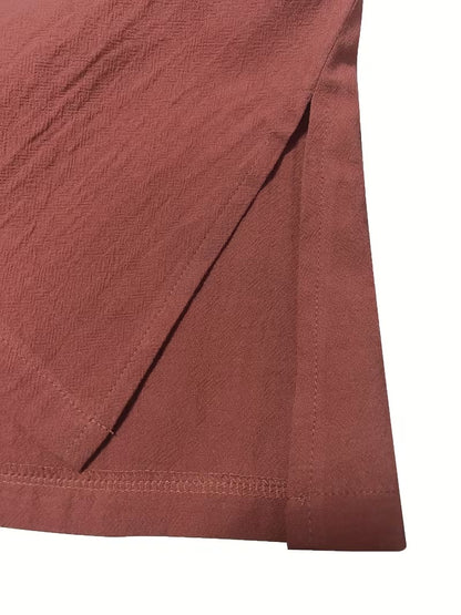 Stylish Solid Color Women's Outfit