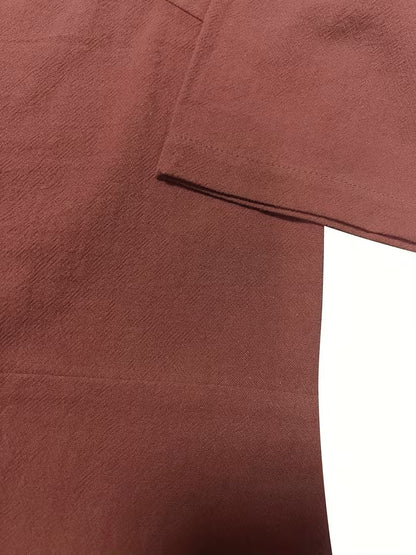 Stylish Solid Color Women's Outfit