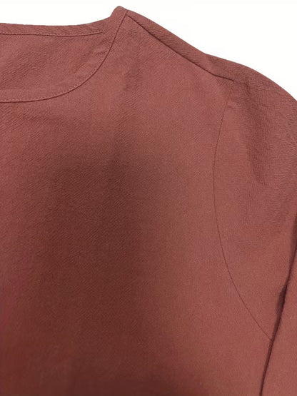 Stylish Solid Color Women's Outfit