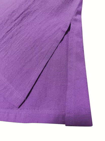 Stylish Solid Color Women's Outfit