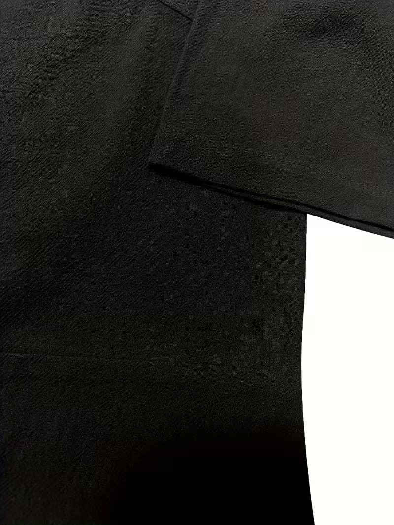 Stylish Solid Color Women's Outfit