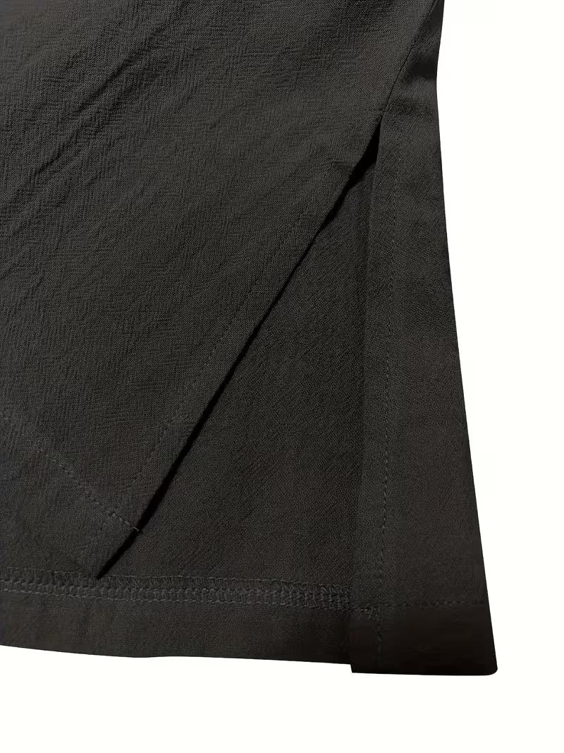 Stylish Solid Color Women's Outfit