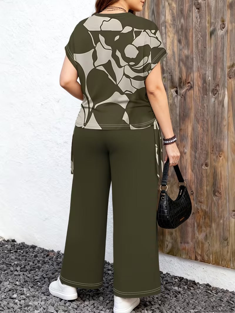 Elegant Wide-Leg Co-Ord Set