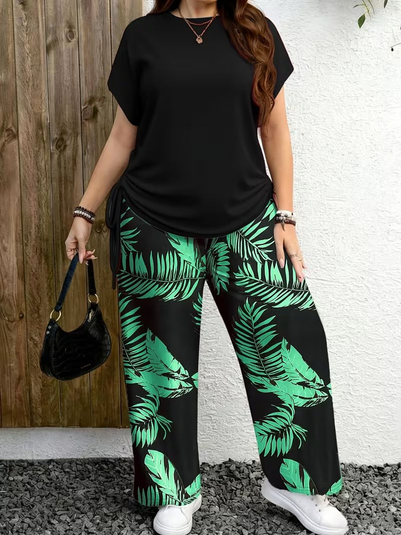 Elegant Wide-Leg Co-Ord Set