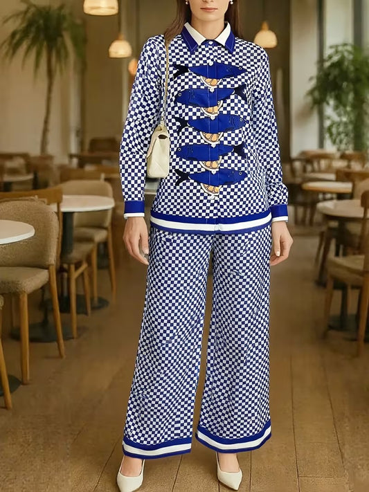 Stylish Plus Size Two-Piece Co-Ord Set