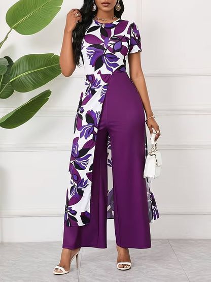 Elegant Floral Jumpsuit