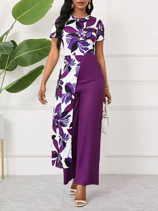 Elegant Floral Jumpsuit