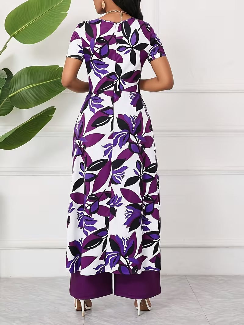Elegant Floral Jumpsuit