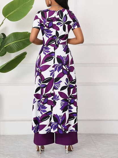 Elegant Floral Jumpsuit
