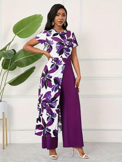 Elegant Floral Jumpsuit