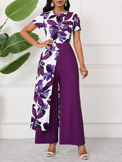 Elegant Floral Jumpsuit