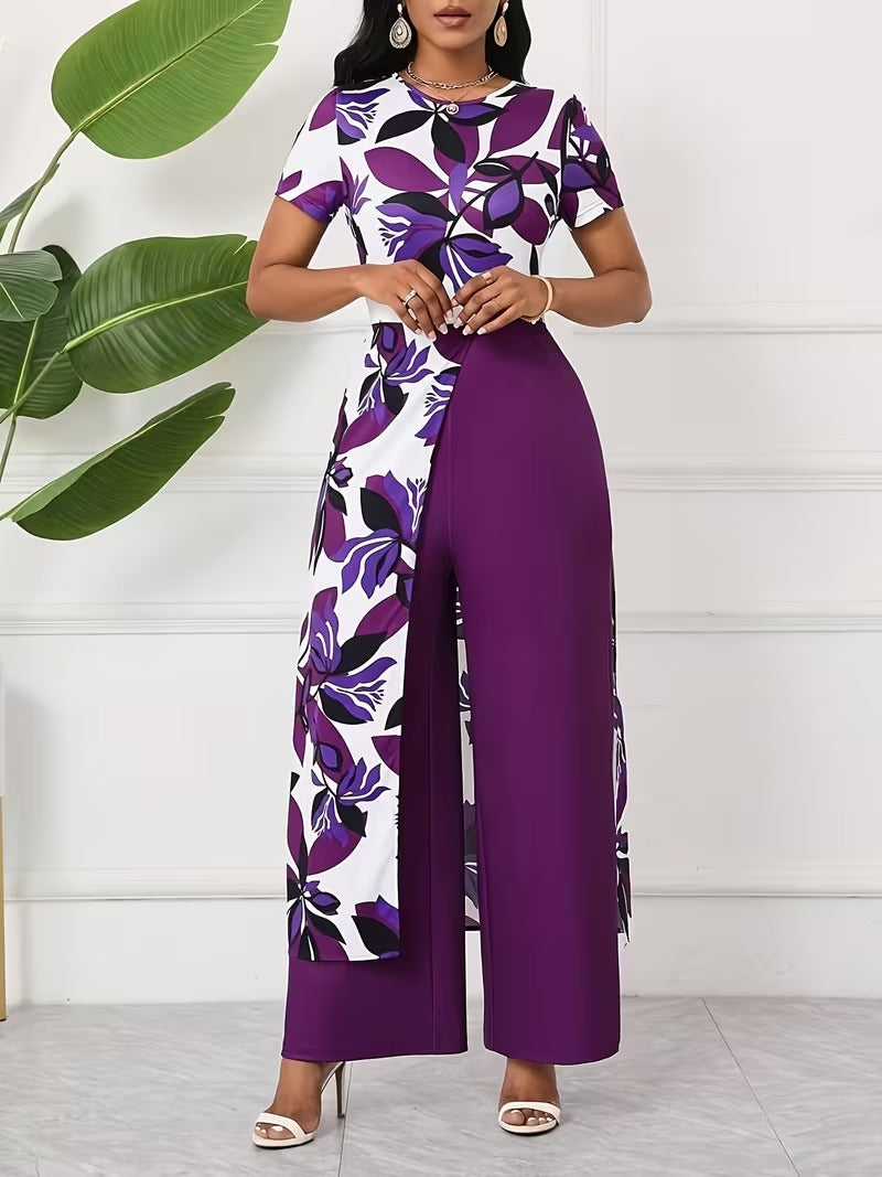Elegant Floral Jumpsuit