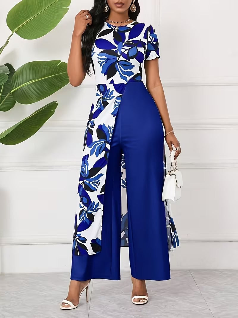 Elegant Floral Jumpsuit