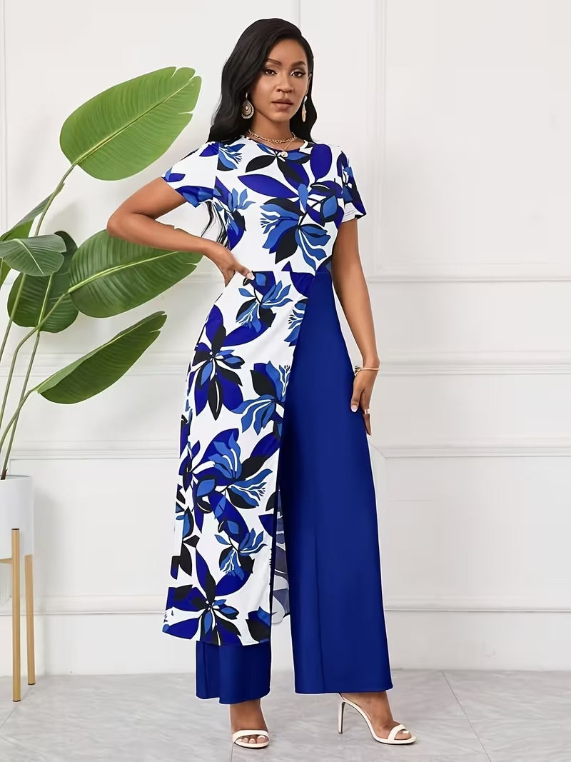 Elegant Floral Jumpsuit