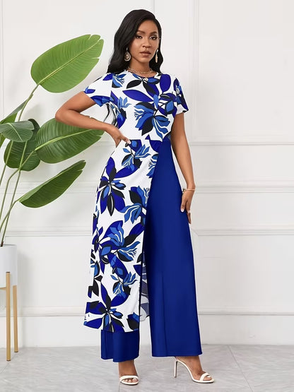 Elegant Floral Jumpsuit