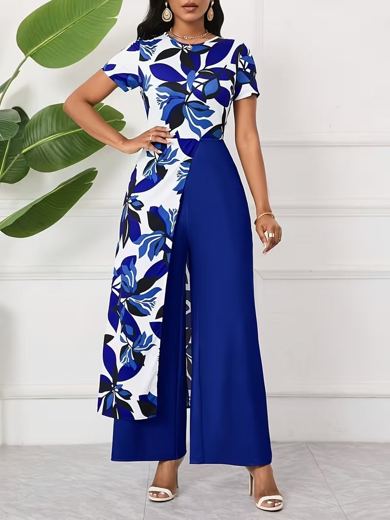 Elegant Floral Jumpsuit