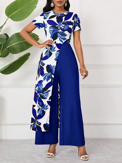 Elegant Floral Jumpsuit