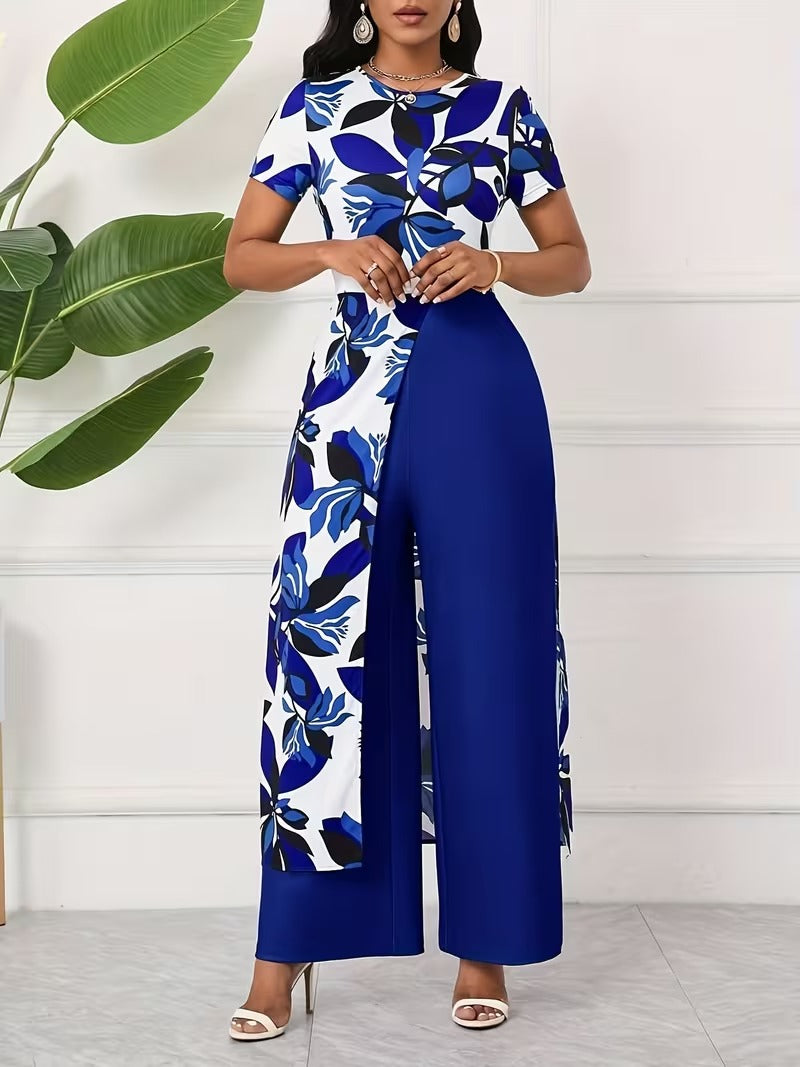 Elegant Floral Jumpsuit