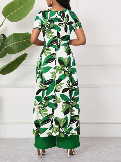 Elegant Floral Jumpsuit