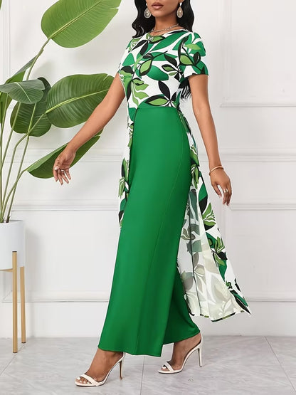 Elegant Floral Jumpsuit