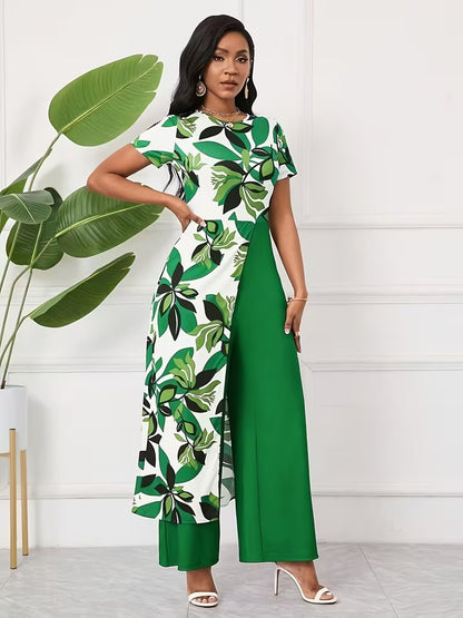 Elegant Floral Jumpsuit