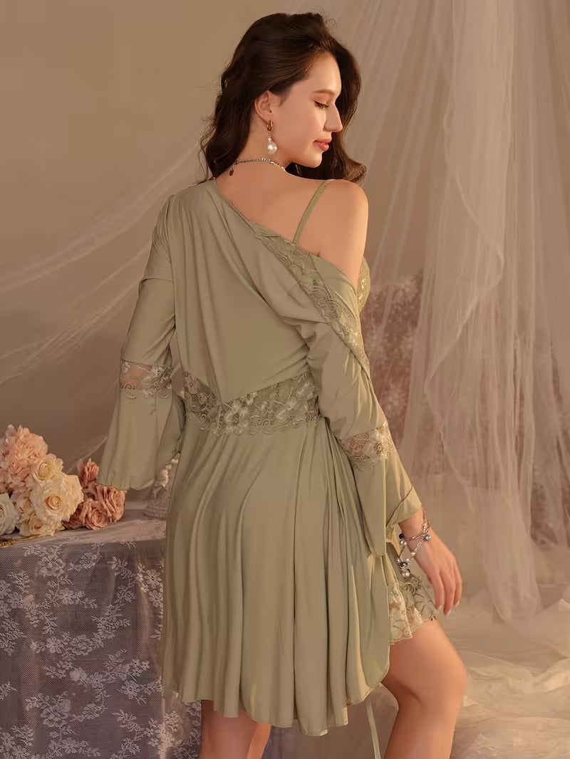 Lightweight Silky Camisole Sleep Dress for Women