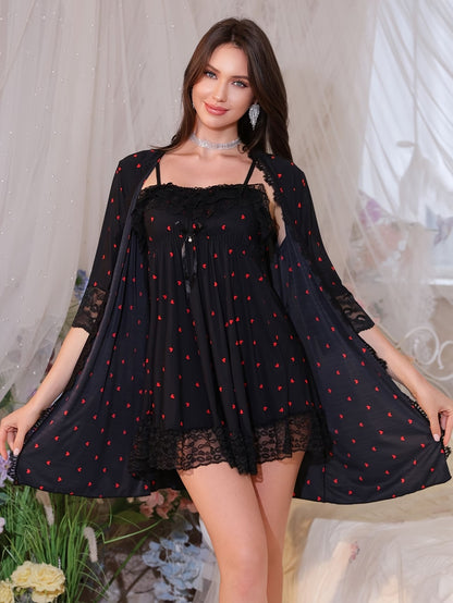 Lightweight Silky Camisole Sleep Dress for Women