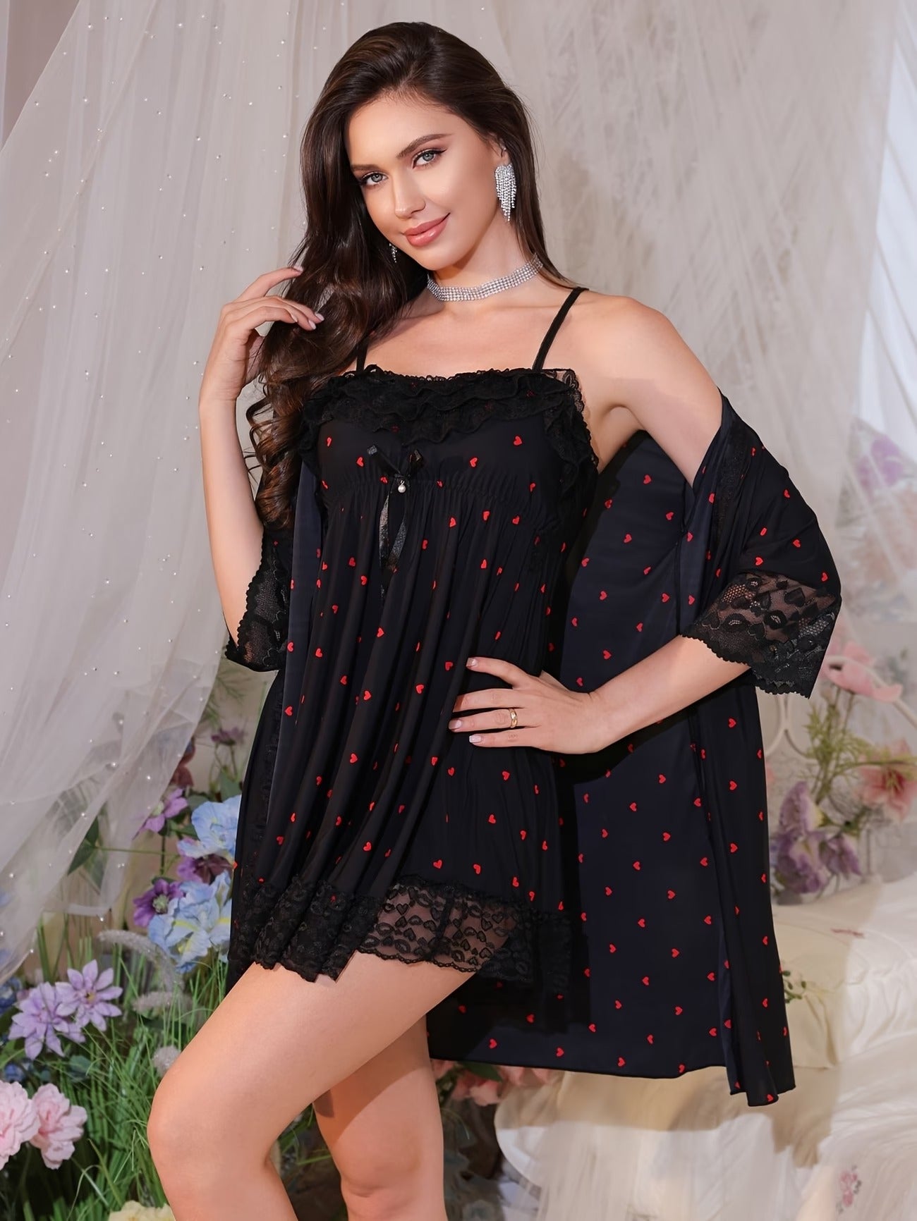 Lightweight Silky Camisole Sleep Dress for Women