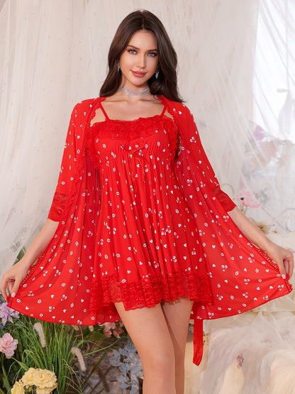Lightweight Silky Camisole Sleep Dress for Women