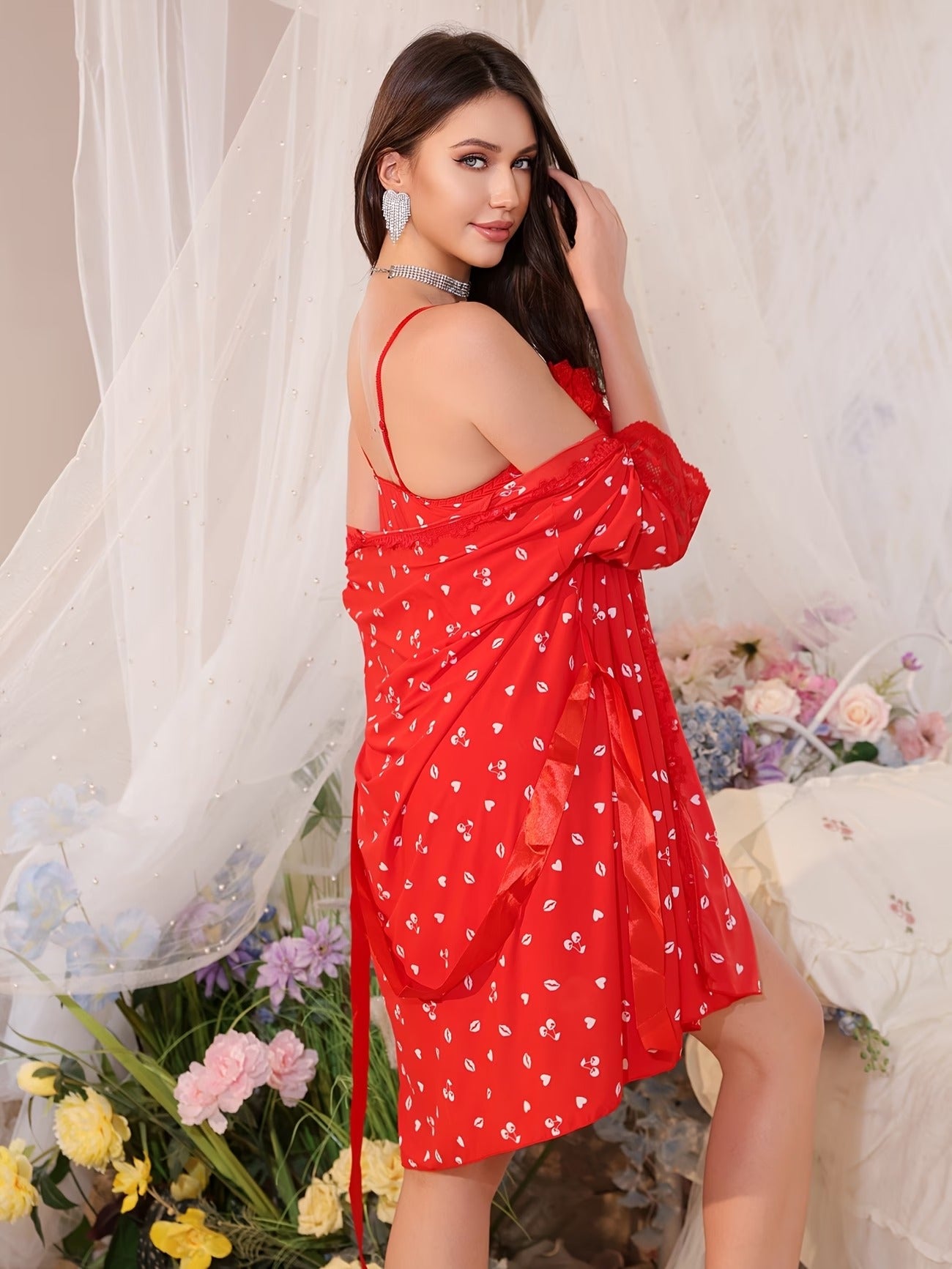 Lightweight Silky Camisole Sleep Dress for Women