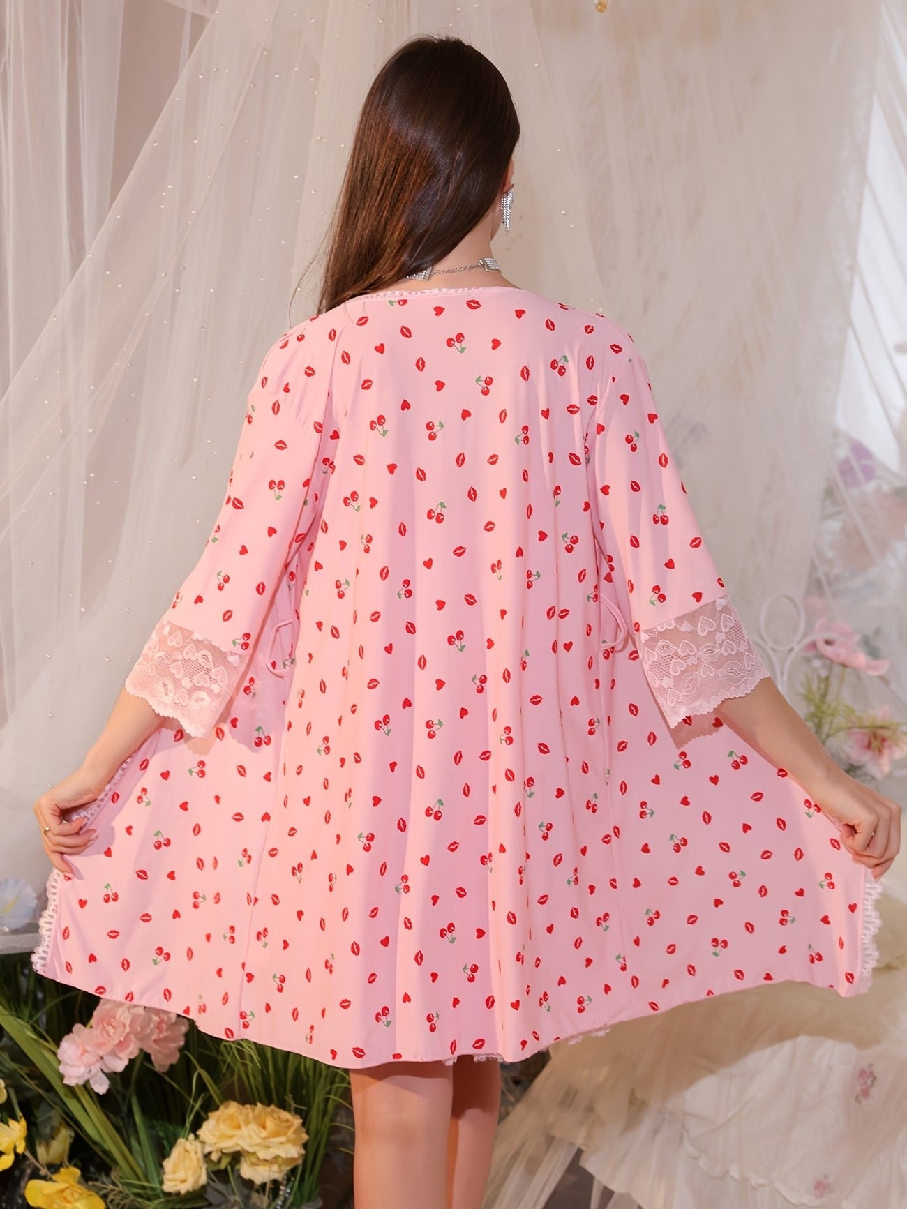 Lightweight Silky Camisole Sleep Dress for Women